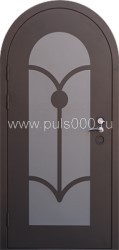 Входная арочная дверь из МДФ с широким остеклением АР-20, цена 52 500 руб. Входная арочная дверь из МДФ с широким остеклением АР-20, цена 52 500 руб.